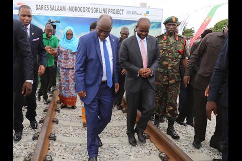 President John Magufuli officially launched work on a 207 km standard gauge line between Dar es Salaam and Morogoro.